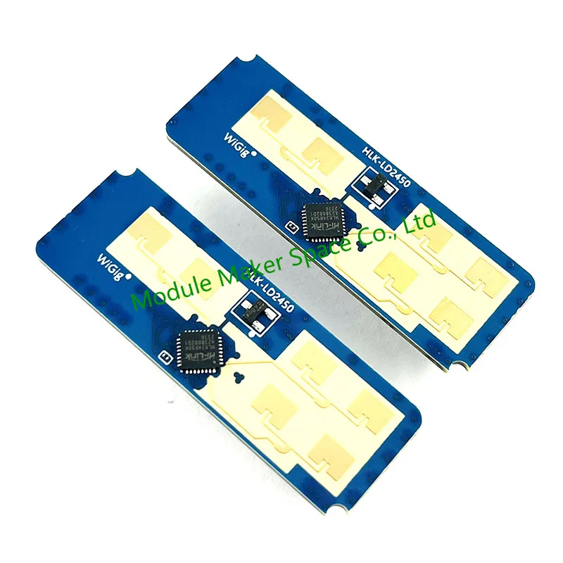 HLK-LD2450 FMCW 24Ghz ISM Smart Home Motion Target Tracking Trajectory Radar Sensor Module Test Distance Angle Speed Serial Port