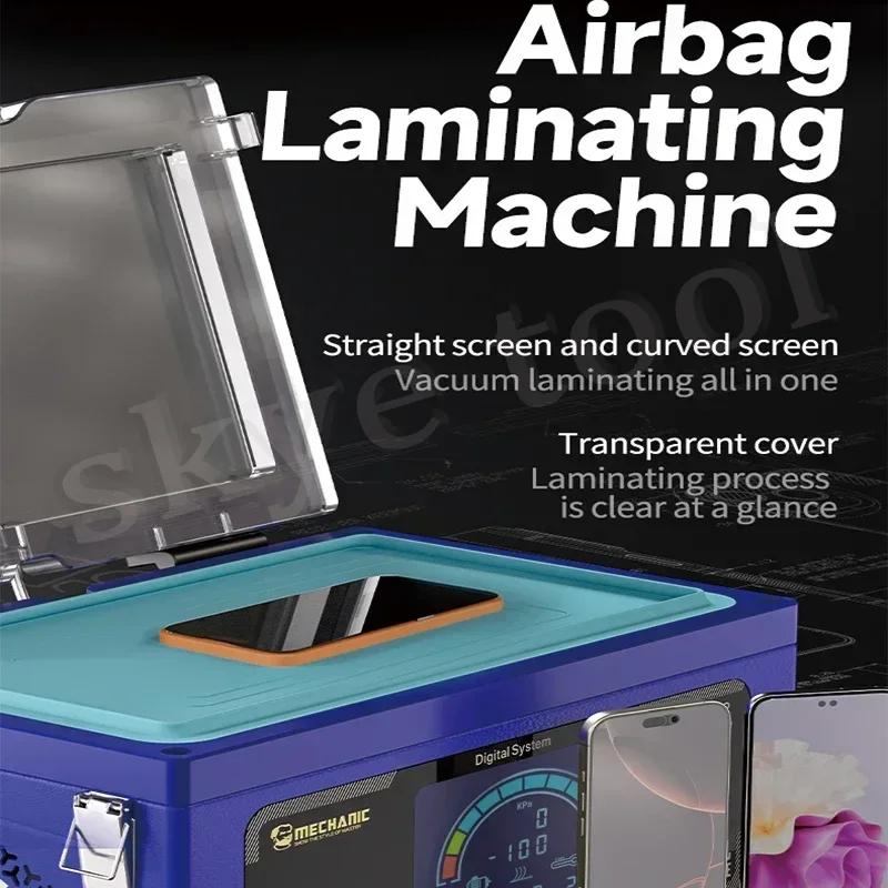 MECHANIC Gan-03 Abag 8 Inch Airbag Laminating Machine for Straight Curved Screen Vacuum Bonding Intelligent Control Pressure