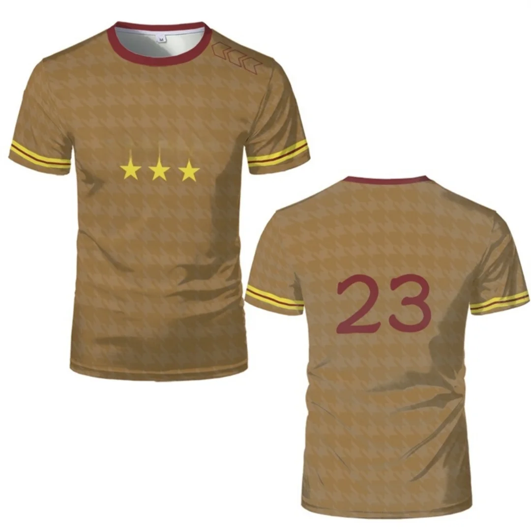 Kaus Bulu Tangkis Sepak Bola Kaus Olahraga Lari Kaus Pria Cepat Kering Musim Panas Cetak 3d Kaus Pakaian Anak-anak Y2k Wanita