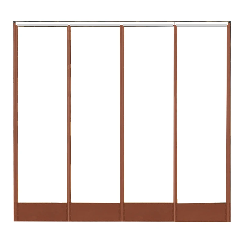 

Transparent self-priming PVC magnetic thick soft door curtain air conditioner heat insulation and windshield