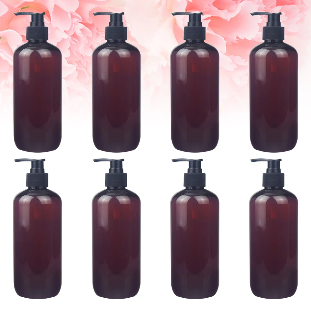 

8 Pcs Shampoo Bottles Kitchen Filling Pump Press Subpackaging Reusable Eco Friendly Durable Practical Home Hotel Bar Restaurant