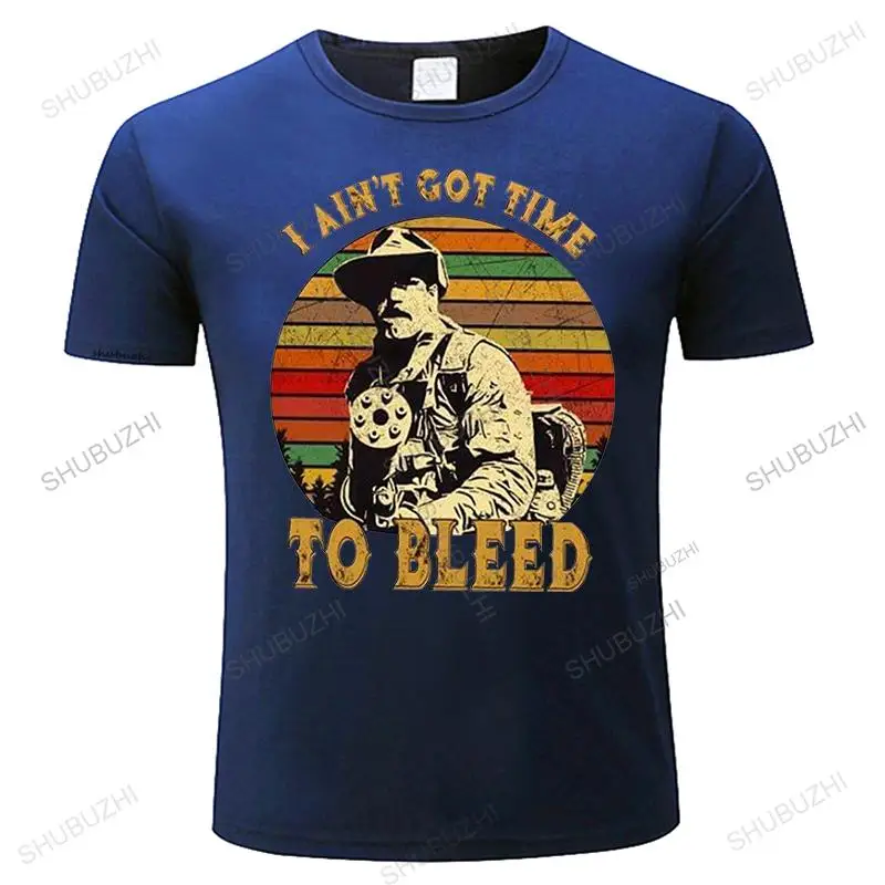 تيشيرتات رجالي سوداء بلين بريداتور لم حصلت على وقت تنزف عتيق للرجال من القطن الأسود رائع غير رسمي فخر تي شيرت عصري #2