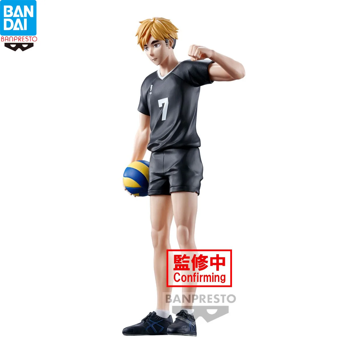19cm Bandai Banpresto Original en stock Haikyuu Miya Atsumu Ore no Serve no Jamasun naya figura de Anime kit de modelismo