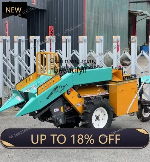 

Z189 Household cutting table hand support single line peeling straw crushing ride agricultural corn harvester