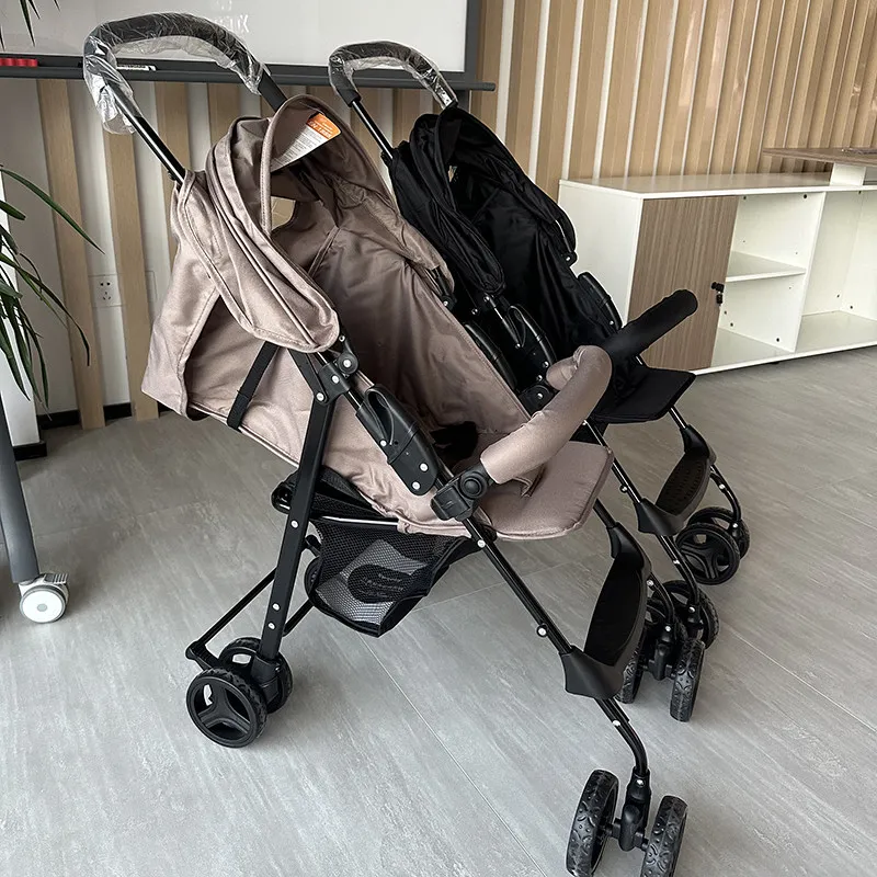 Picture 5: Lightweight Foldable Stroller, Travel Buggy, 4-Wheel Baby Pushchair – Compact Umbrella Cart, Durable for Outdoor Trip