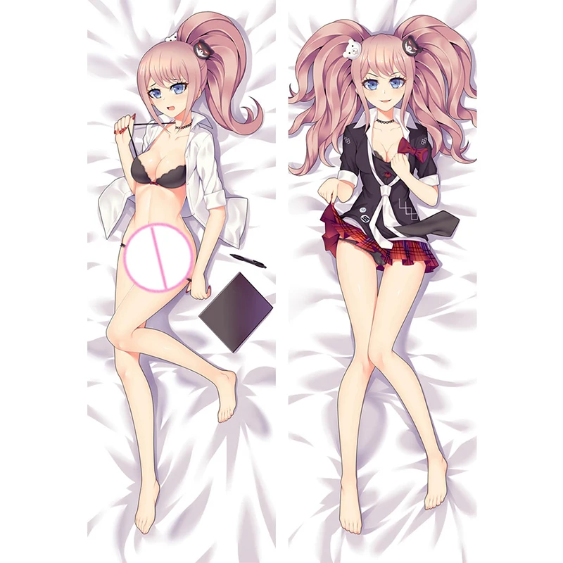 Dakimakura Anime Enoshima Junko 2 Side Printed Hugging Body Pillowcase Cushion Bedding Decor Pillow Cover 2024