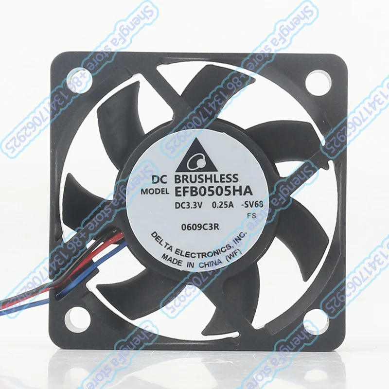 cooling fan Delta 5V 12V 24V 48V AC EC 5010 50X50X10MM 5CM ultra-thin quiet graphics card usb Double Ball EFB0505HA DC3.3V 0.25A