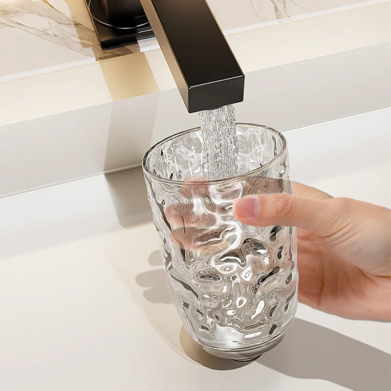 Glacier patterned wash cup, high-end light luxury wash cup, bathroom and toilet toiletries, comfortable touch, thick material