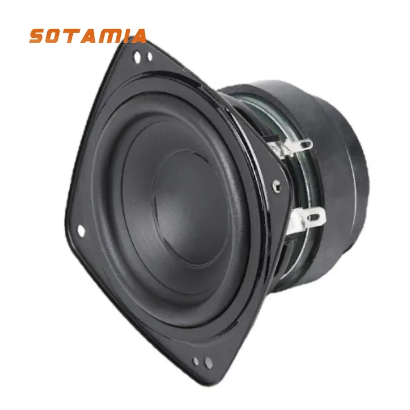 SOTAMIA 1Pcs 3 Inch Full Range Speaker 4 Ohm 25W Portable Speaker Audio For Hifi Music Home Theater Loudspeaker For Boombox 3