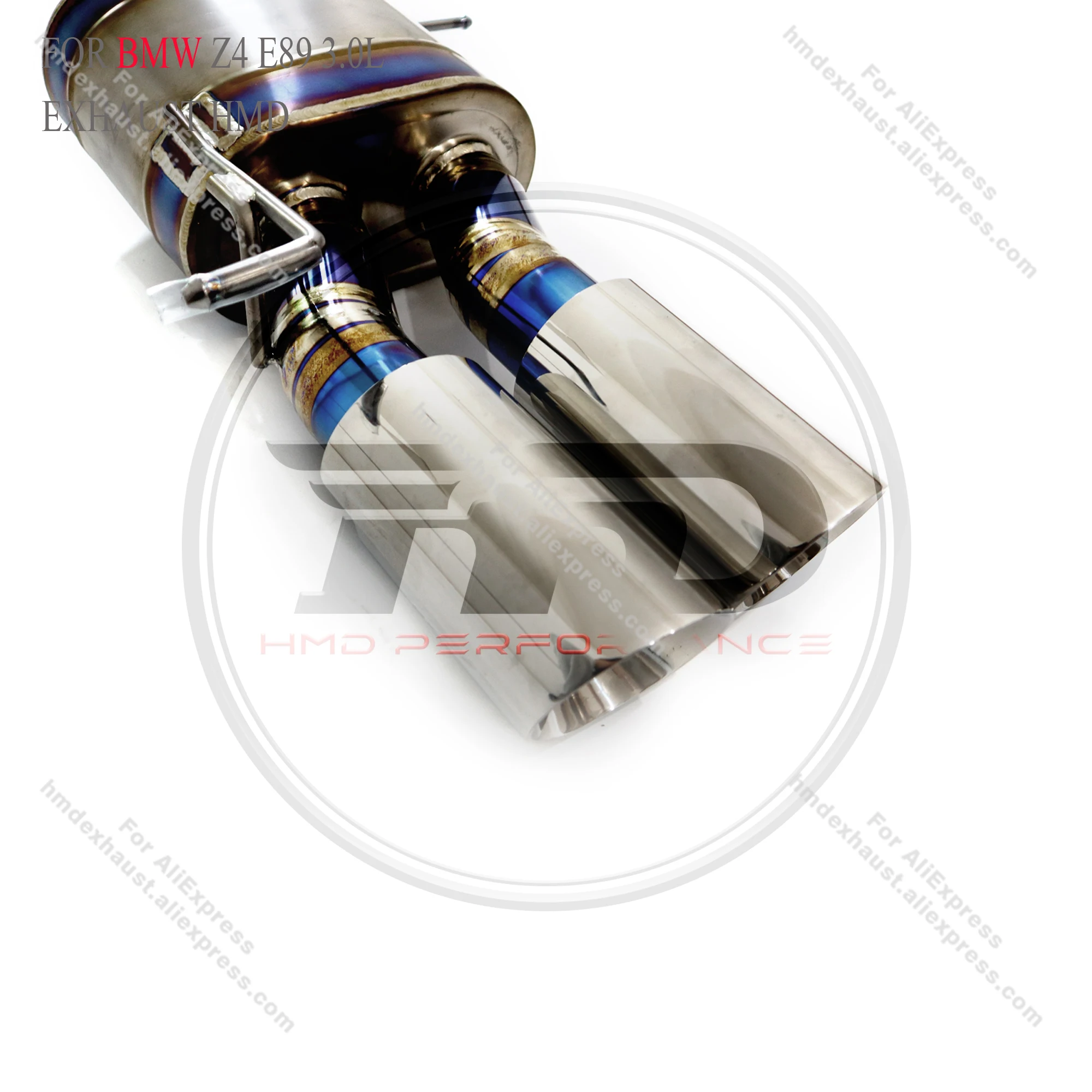 HMD Hot Sales TC4 Catback Uitlaat voor BMW Z4 E89 3.0L Elektronische Kleppen Uitlaat Enkele Pijp Ontwerp Met Tips