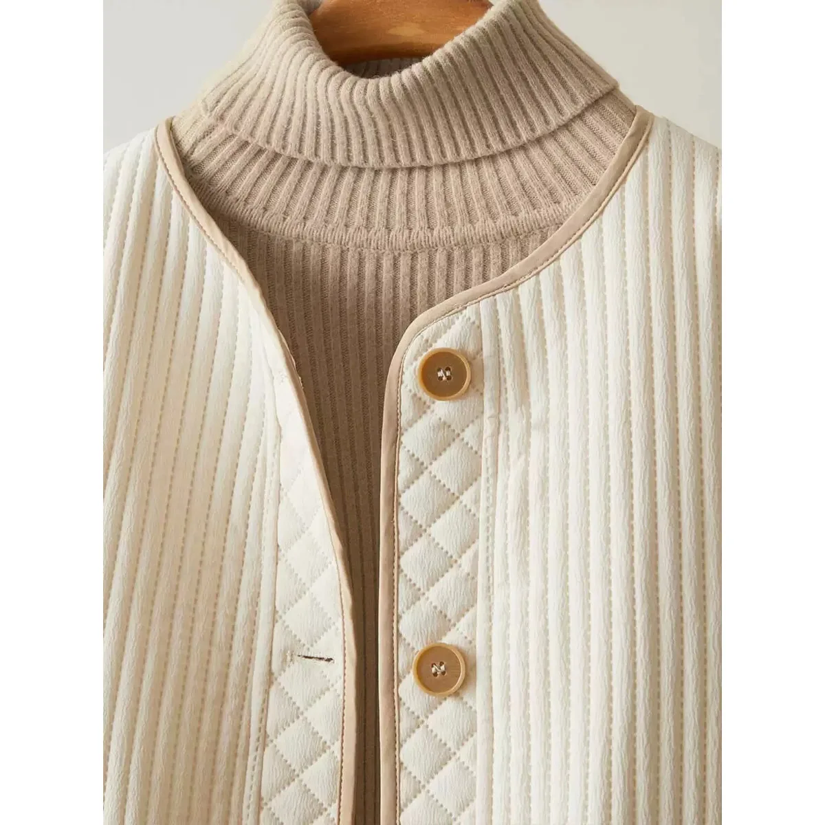 

Slim Fit Lightweight Cotton Jaet Women's Faionable mat Sle Autumn Winter Coat ort Outerwear Korean Version