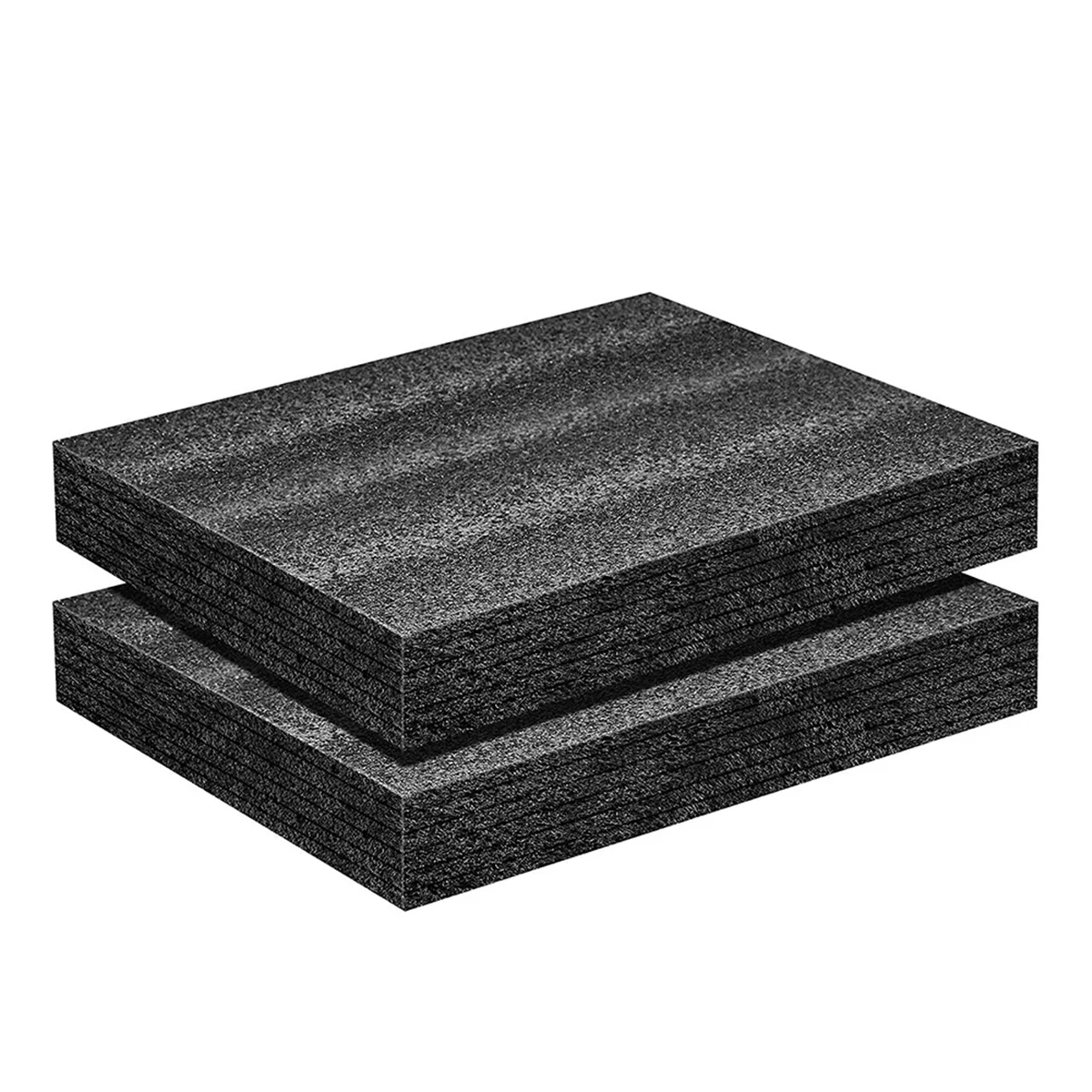 New 2Pack Polyurethane Foam Sheet- 16 x 12 x 2 Inch Foam Inserts for Cases- Packing Foam Pads for Toolbox Camera Storage