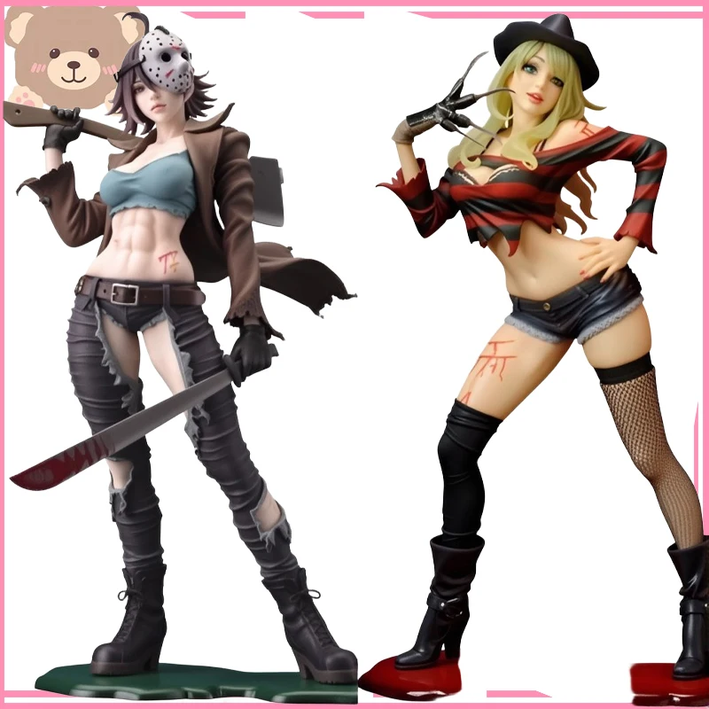 

Original Genuine Ghost Street Black Friday Freddy and Jason Anime Handmade Character Models PVC Collection Ornament Gifts
