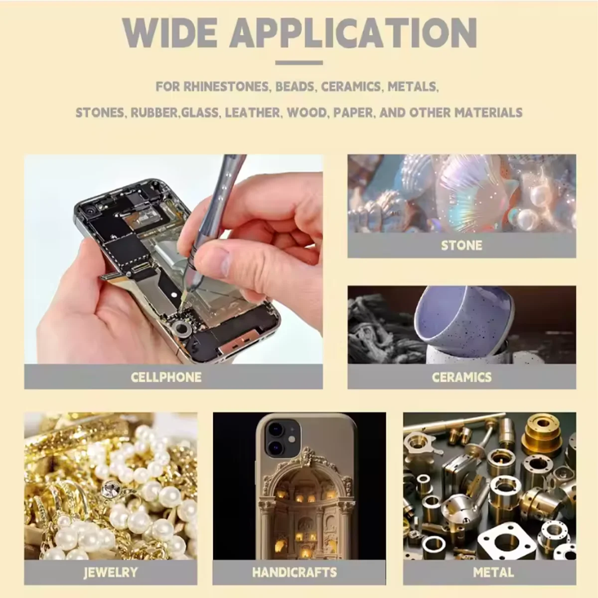 لاصقة شفافة B7000 لإصلاح الشاشات المتنقلة ، لاصقة سوداء مقاومة للماء T7000 للمجوهرات اليدوية ، لاصقة فائقة القوة B7000 #4