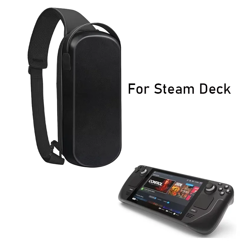 Applicable Steamdeck Storage Bag Game Console Full Set Storage Box Hard Shell EVA Portable Breast Bag Crossbody Shoulder Bag