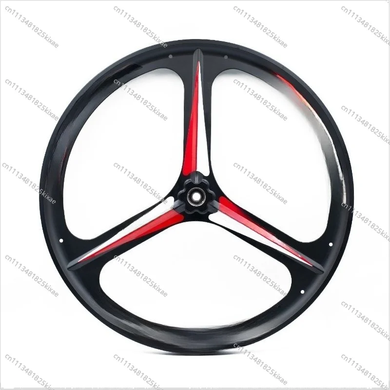 For Aluminum Magnesium Alloy Three Cutter  Rim Wheel Hub Integrated  Six  Three Spoke Wheel Sports Wheelchair