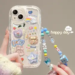 Oppo Realme用の3D漫画電話ケース,Realme用ケースc35, c55, c21y, c25y, c11, c33, c31, c20, c21, c12, c15, c25, c30, c30s c25s、5、5i、5s、6i