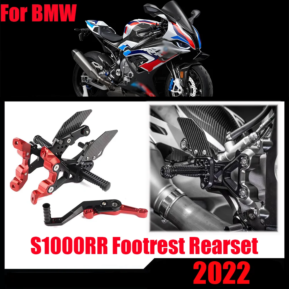 

S1000RR 2022 Motorcycle Adjustable Rear Set Foot Pegs Pedal Footrest Rearset For BMW S1000RR S 1000 RR 2022