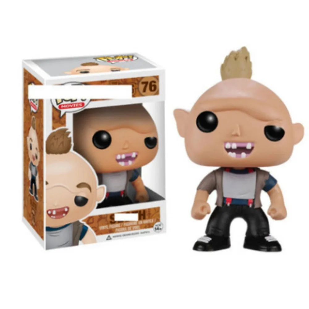 FUNKO POP The Goonies Mouth Chunk Mikey Thrilling Adventure Movies Character Action Toy Figures Model Ornament Kid Holiday Gift