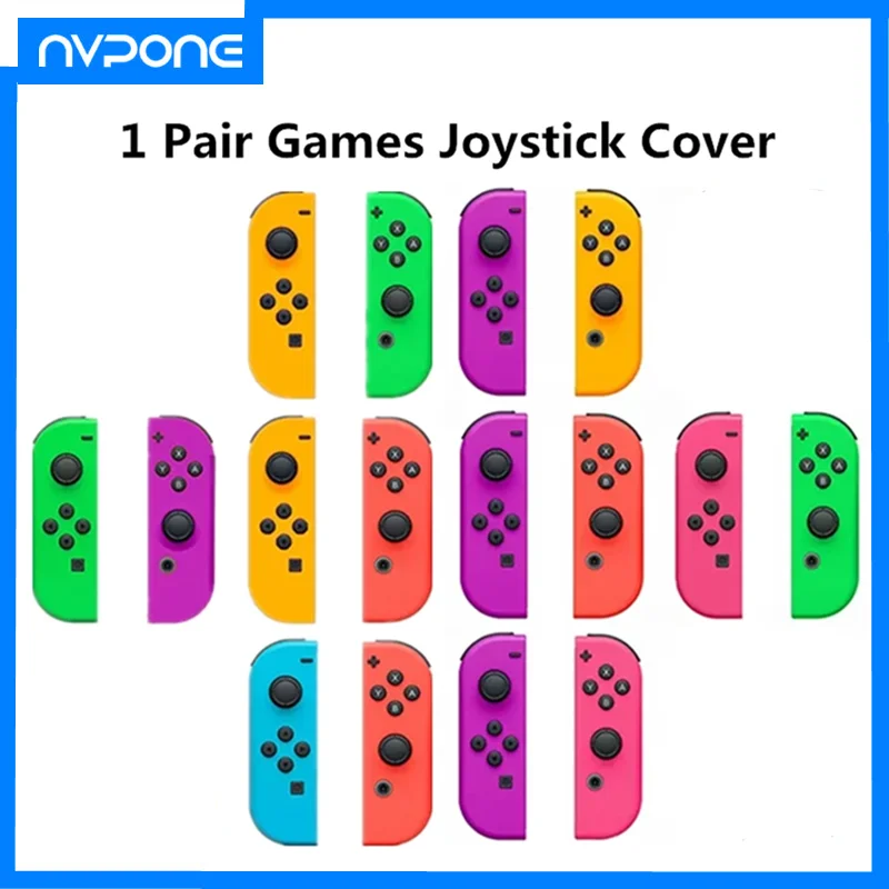 1 par Joy Con controlador carcasa para Nitendo Switch funda juegos Joystick cubierta para Nintendo Switch NS reemplazo de la cubierta