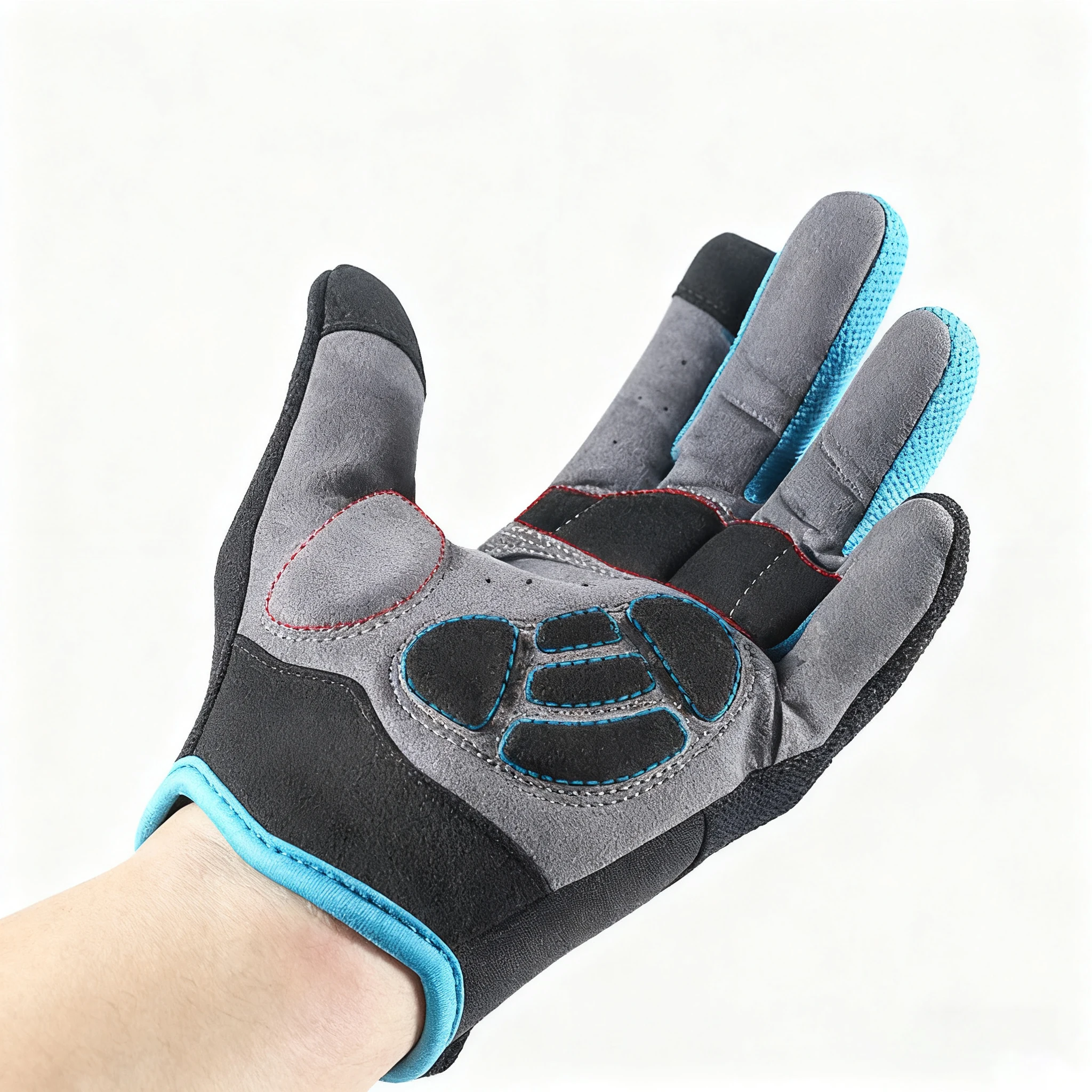 Mountain Bike Touch Screen Cycling Gloves Breathable Shock Absorption Sports Fitness Spring Summer Riding Gloves Hiking Gloves