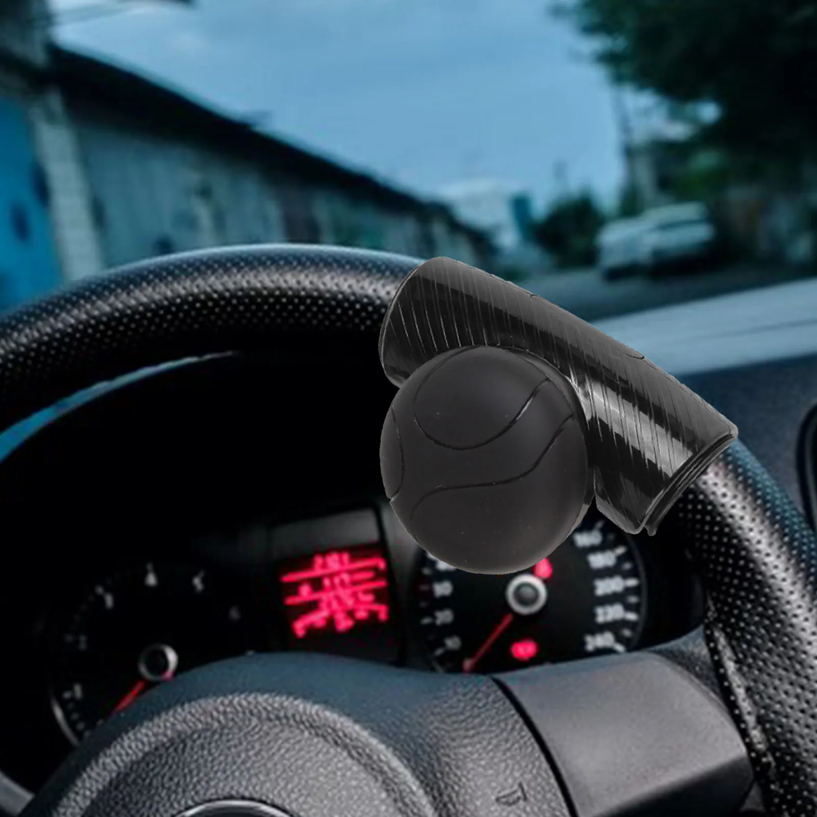 Car Steering Wheel Spinner Knob Silicone Power Handle Easy Installation Auxiliary Booster Control Handle Ball For Boat Car Truck