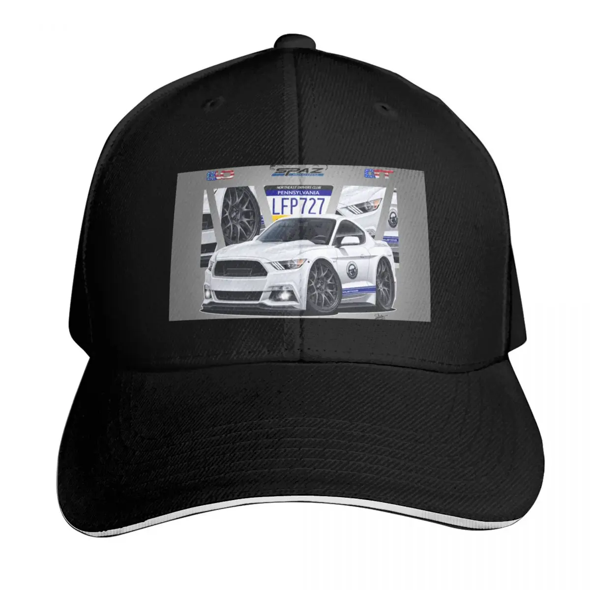 Saucy Stang! Baseball Cap Low Profile Unstructured Unisex for Men Women Outdoor Golf Running Hiking