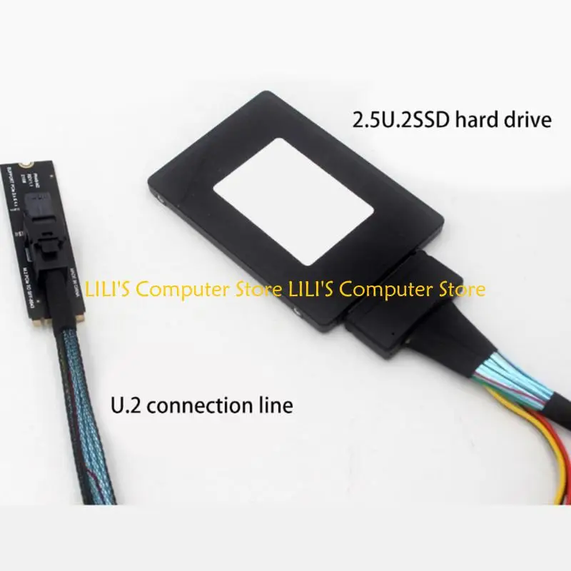 A52B M.2 PCIE إلى SFF-8643 بطاقة توسيع الكمبيوتر المكتبي M.2 لـ NVME لمحول بطاقة التوسع للكمبيوتر المكتبي