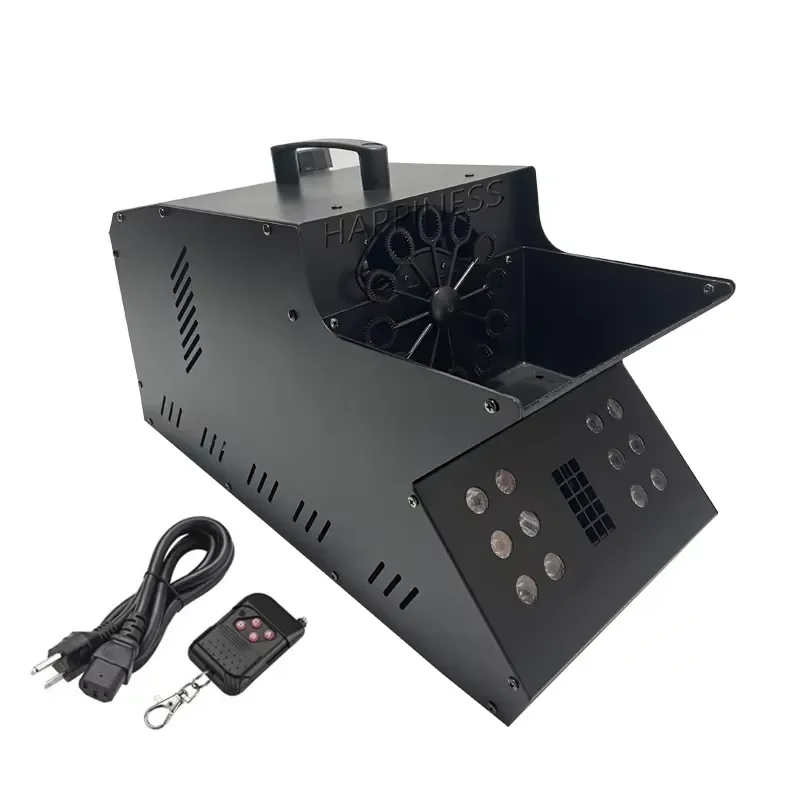 LED DMX 512 Bubble Smoke Machine for Halloween Outdoor Decoration Props Small Fog Machine or Stage Lighting Fogger Effect
