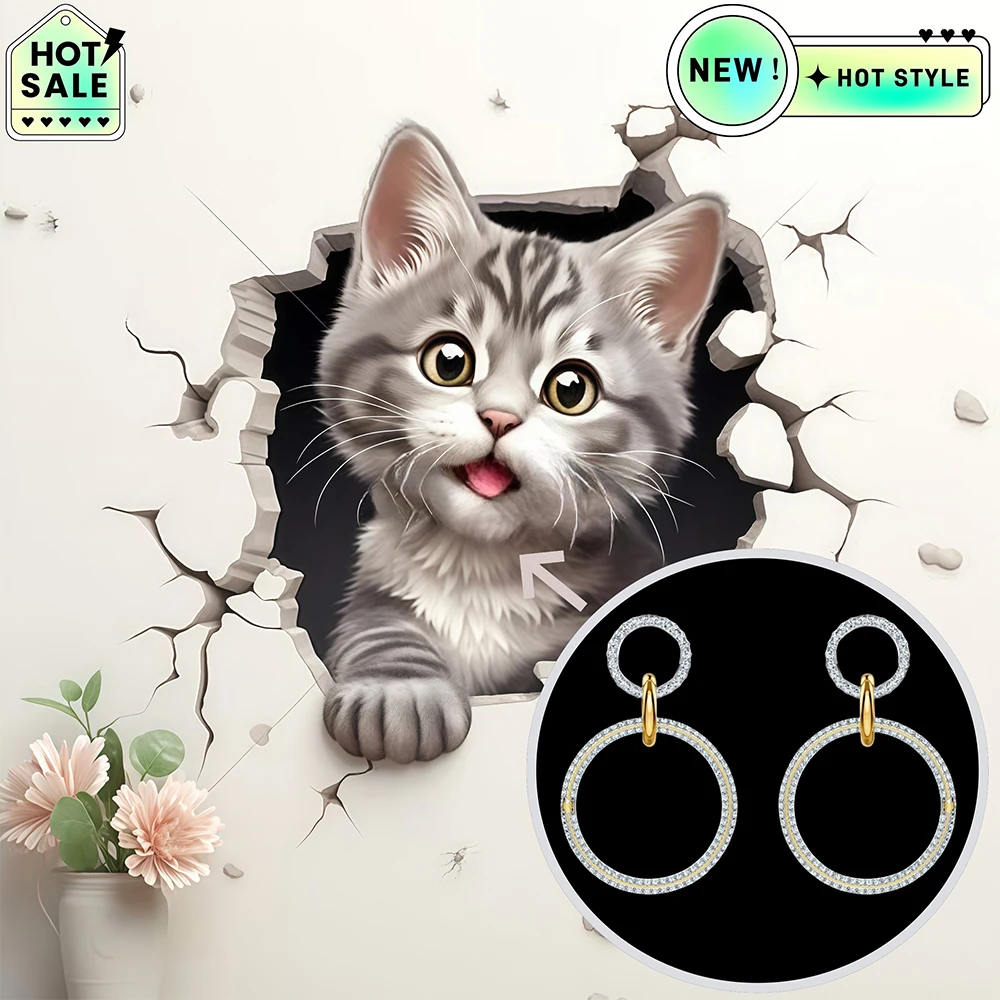 

2025 Hot Selling Brand Women's Earrings Simple, Fashionable, Luxurious Jewelry Suitable for Gifting To Friends