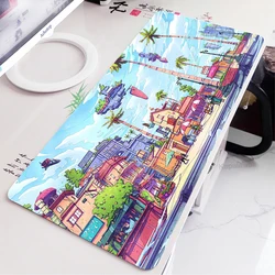 Cute Art Custom Playmat Deskmat 1200x550 Diy Pink Kawaii Anime Carpet Game Mouse Pad Company 90 40 80 30 Mausepad Mouse Mat Xxxl