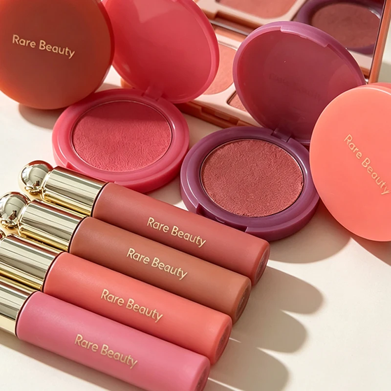 RARE Beauty Makeup Lipstick Long Lasting Moisturizing Wonder Hope Honesty Happy Joy Small and Portable Powder Blusher Cosmetics