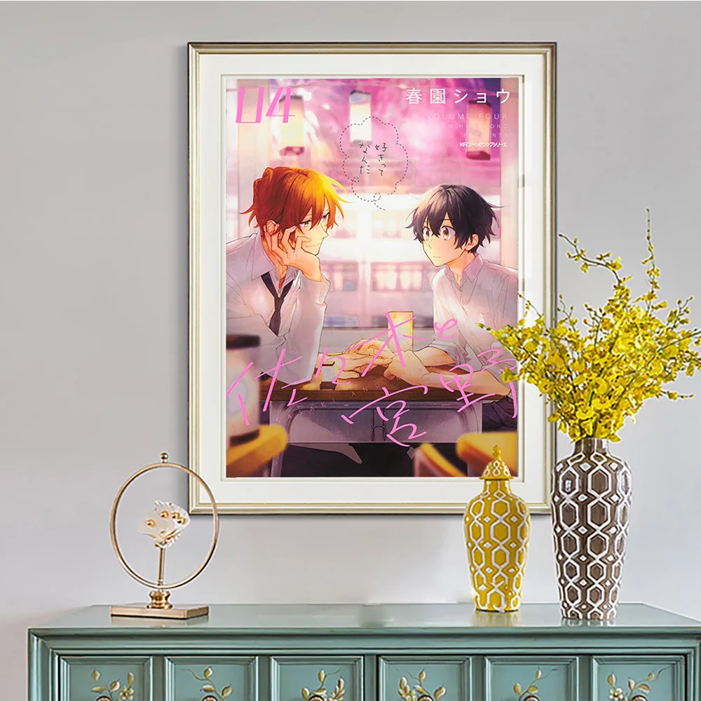الحب من قتل انمي ياباني الفن طباعة ملصق الكرتون مانغا قماش اللوحة Otaku ديكور غرفة نوم جدار الصورة