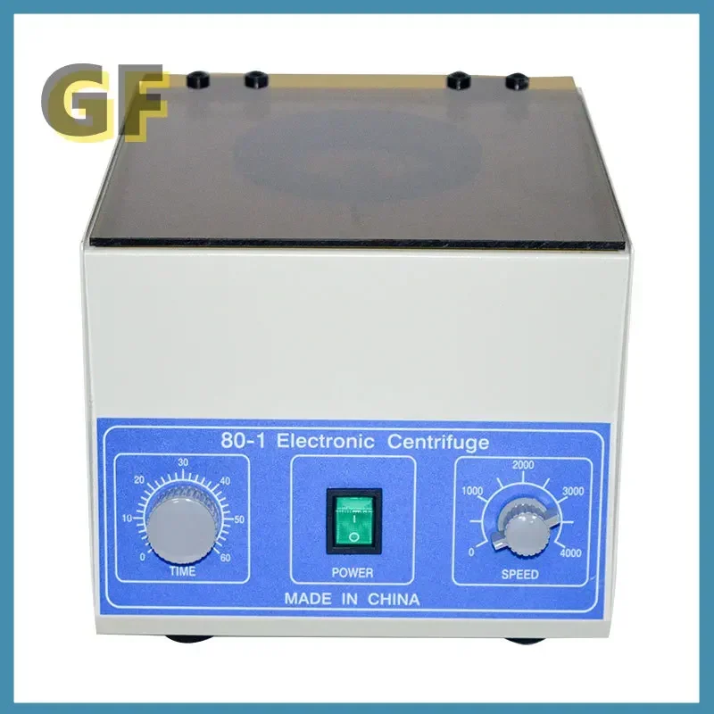 80-1 Electric Plasma Centrifuge Laboratory Medical Practice Machine Tester PRP Serum Separation 4000rpm Desktop Lab Centrifuge