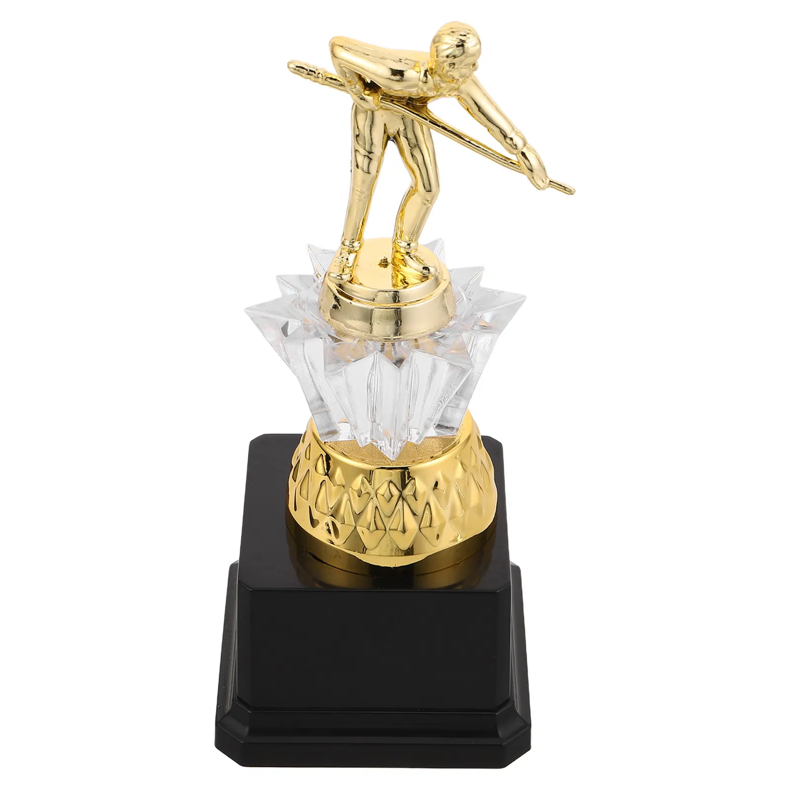

Gold Billiards Trophy 8In Pool Player Award Party Competition Snooker Tournament Winner Trophy Cup Billiard Player Statue