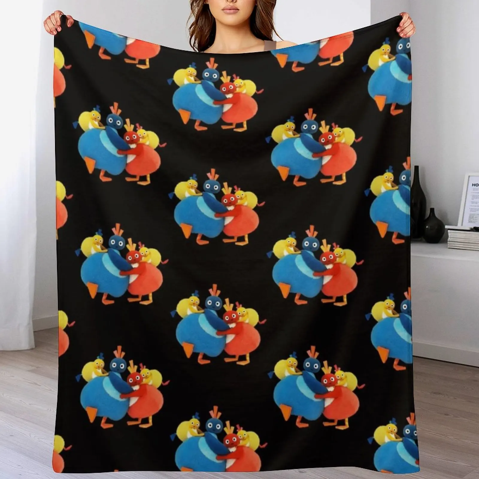 

Twirlywoos Cute Characters Throw Blanket Weighted Luxury St Thermals For Travel warm winter Blankets