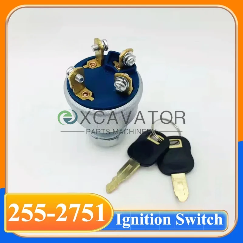 

Excavator Engine Starter Switch 9G7641 255-2751 for E320C 4 Line Ignition Switch 9G-7641 9G7641 2552751