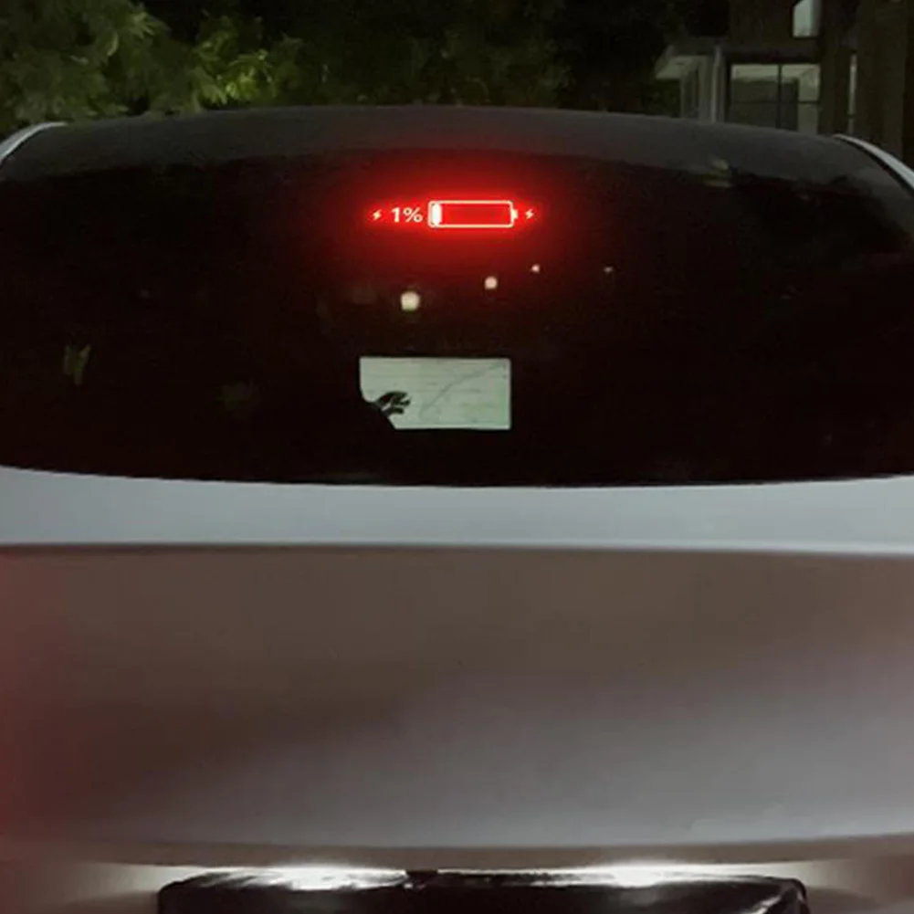 High Mount Projector Panel Stop Light High Mount Stop Light Brake Light For Model 3 Decoration Sticker For Model Y