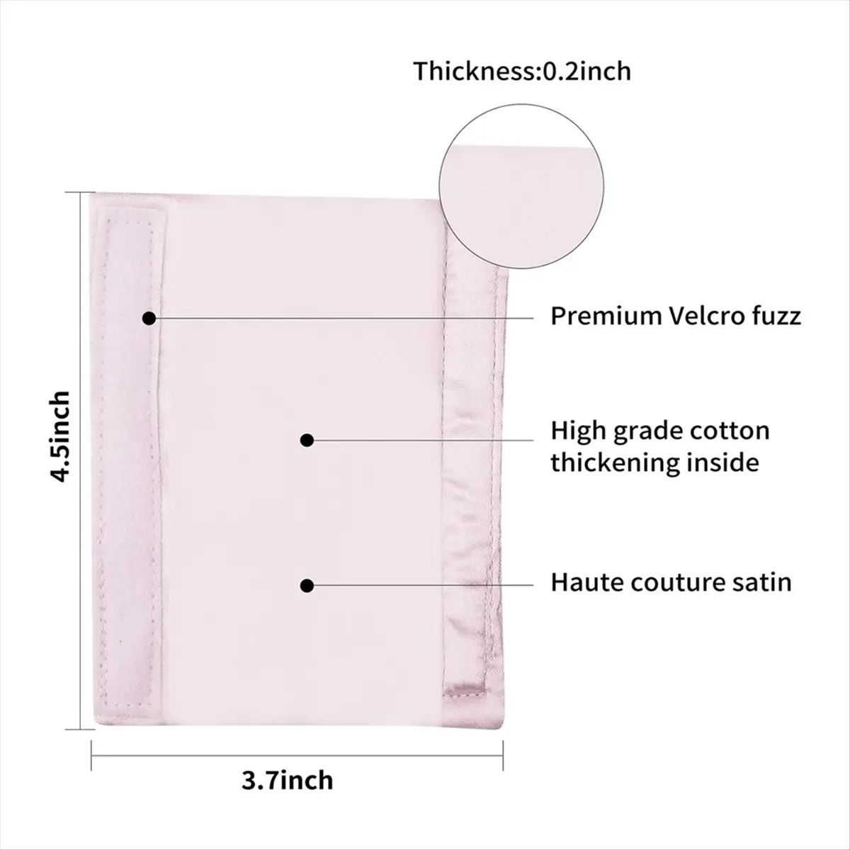 A78I 4-Packs Satin Strap Covers, Strap Comfort Pads, Face Pads, Comfortable Supplies Face Cushion