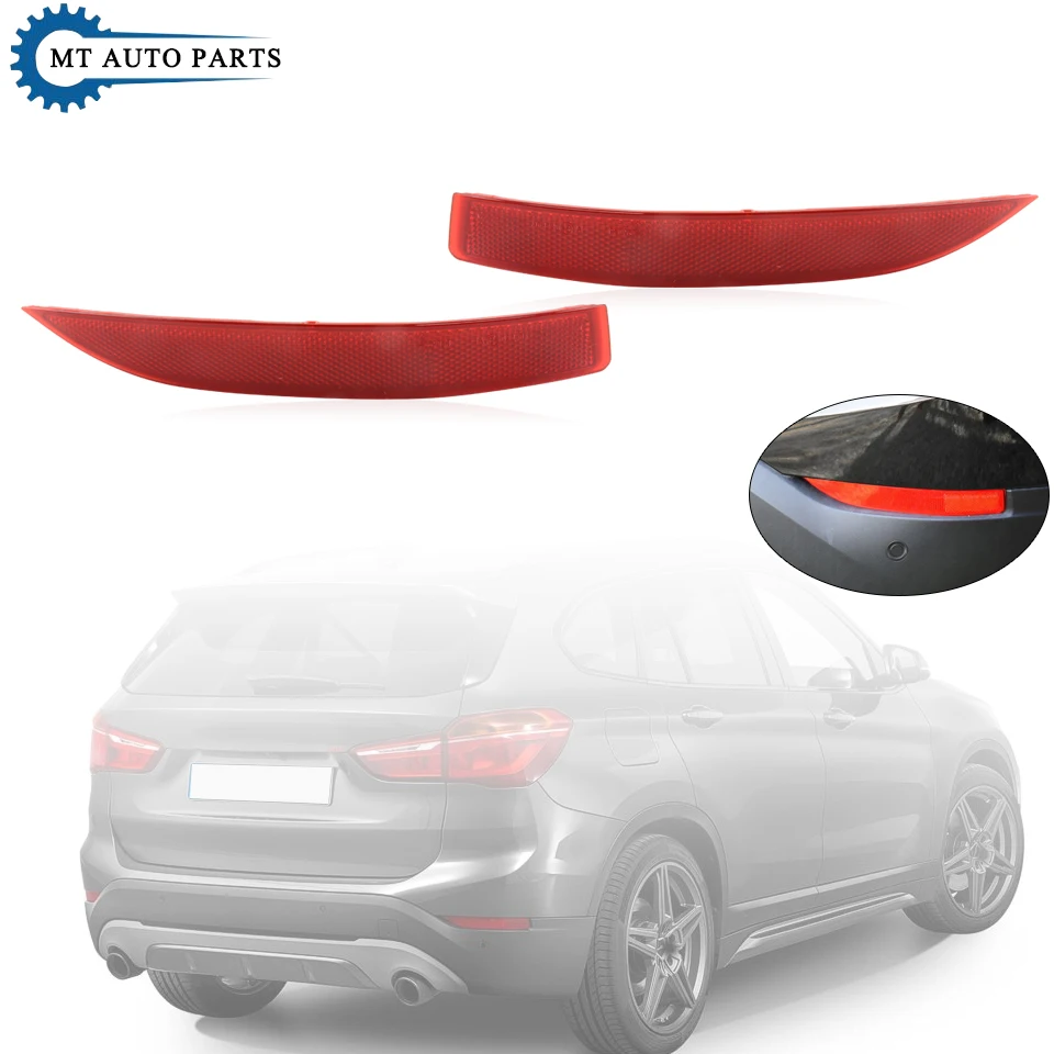 MTAP Rear Bumper Reflector Garnish Fog Light For BMW X1 18i 20d 20dx 25i 28i F48 2014 2015 2016 2017 2018 2019 Fog Lamp