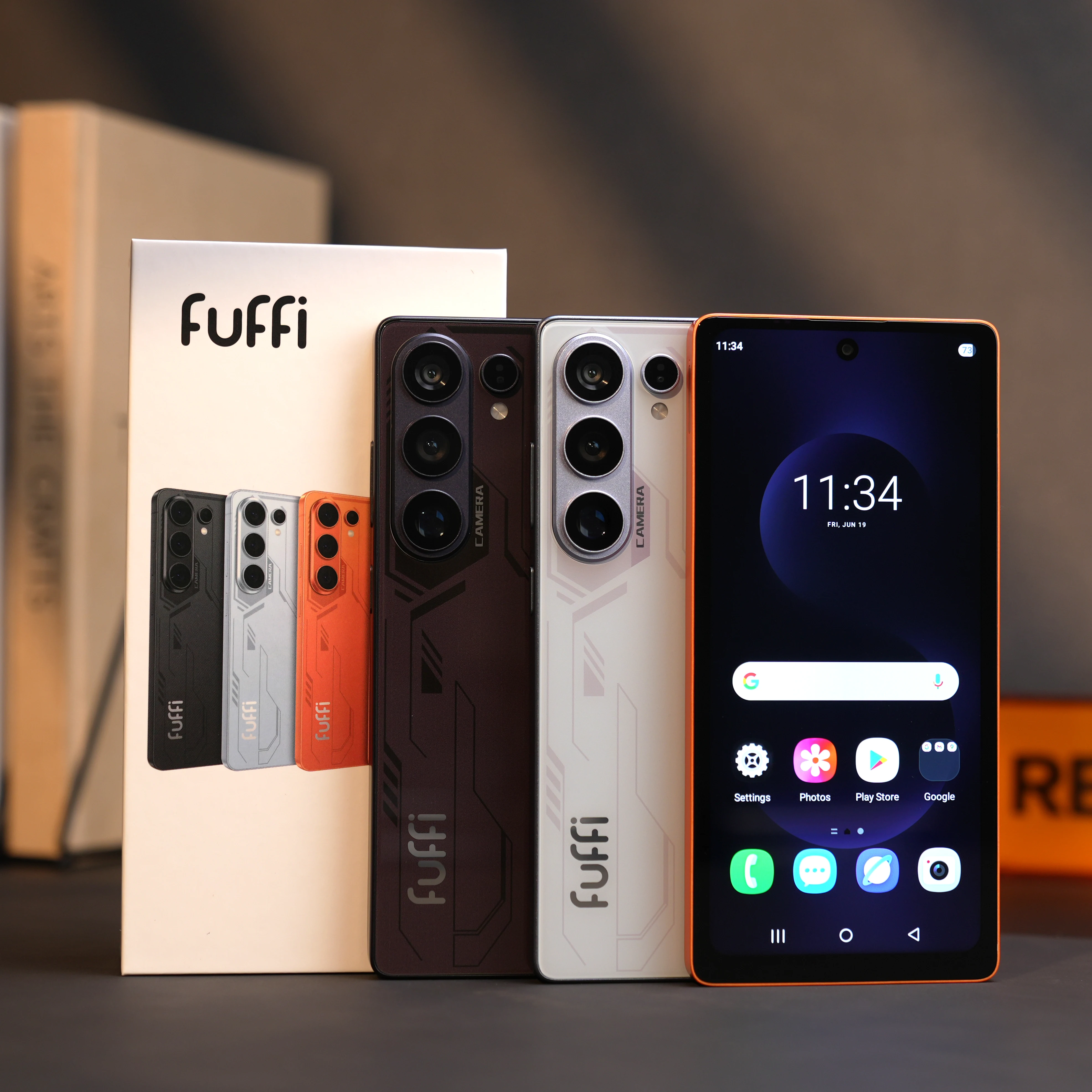 FUFFI S25 Pro Smartphone Android 12GB RAM 512GB ROM 6.6 Inch Cellphone 720x1612HD 5+16MP 3300mAh Battery 4G Network Mobile Phone