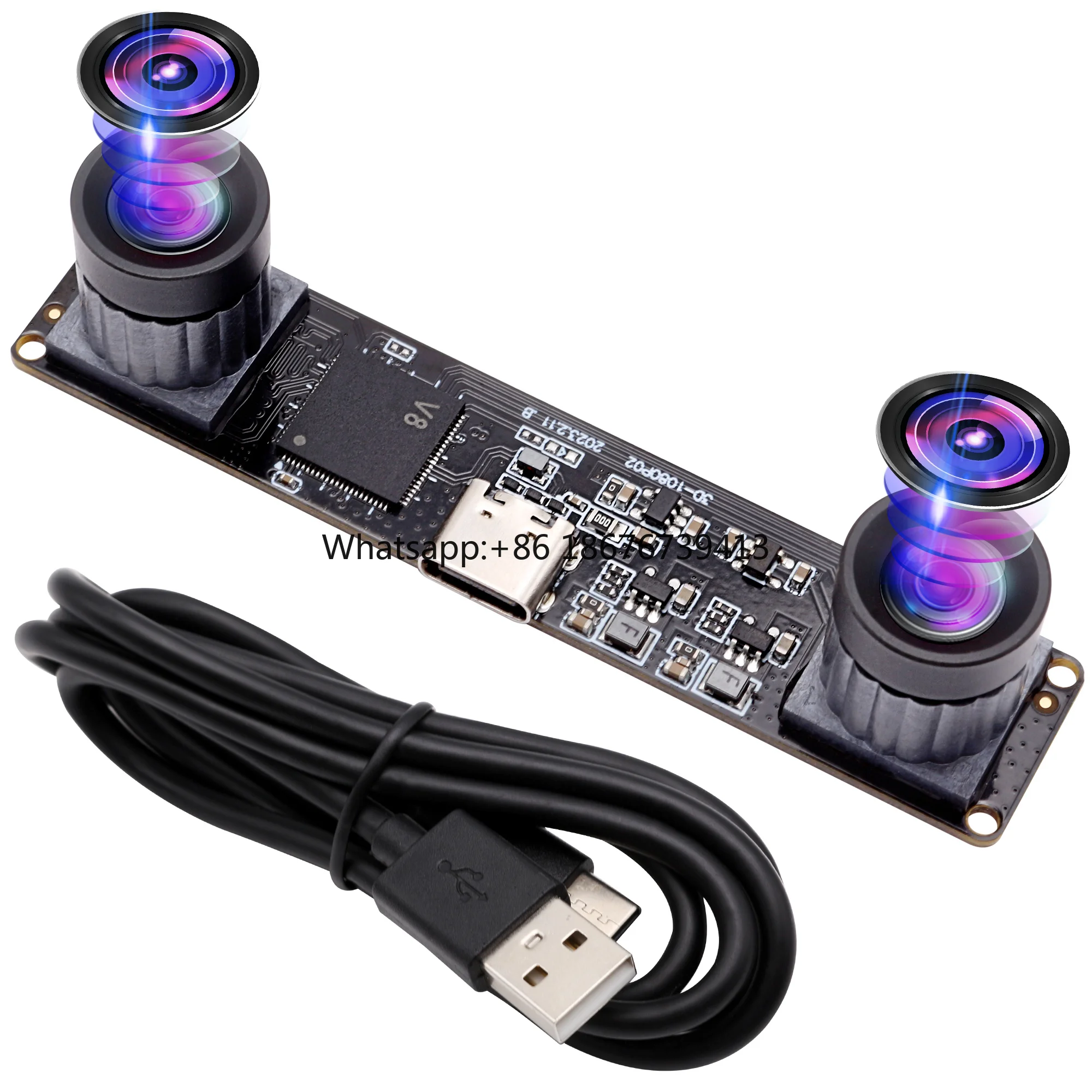 Dual Lens USB Camera 1080P Synchronized 3840X1080 Mjpeg 60FPS Full HD 1080P 3D Stereo Camera for Face Recognition