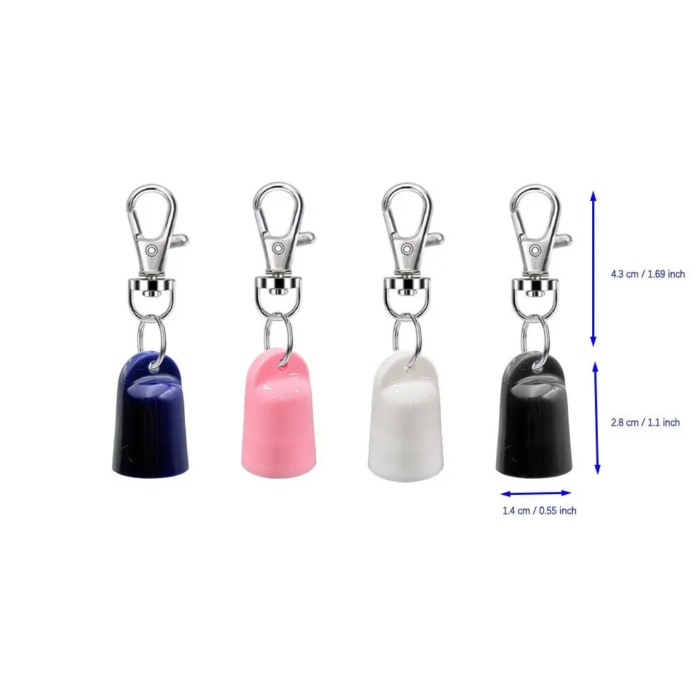 Portable Universal Lip Balm Holder Lightweight Multiple Color Lip Balm Caps Keychain Holder for Aquaphor Daily Carry view 6