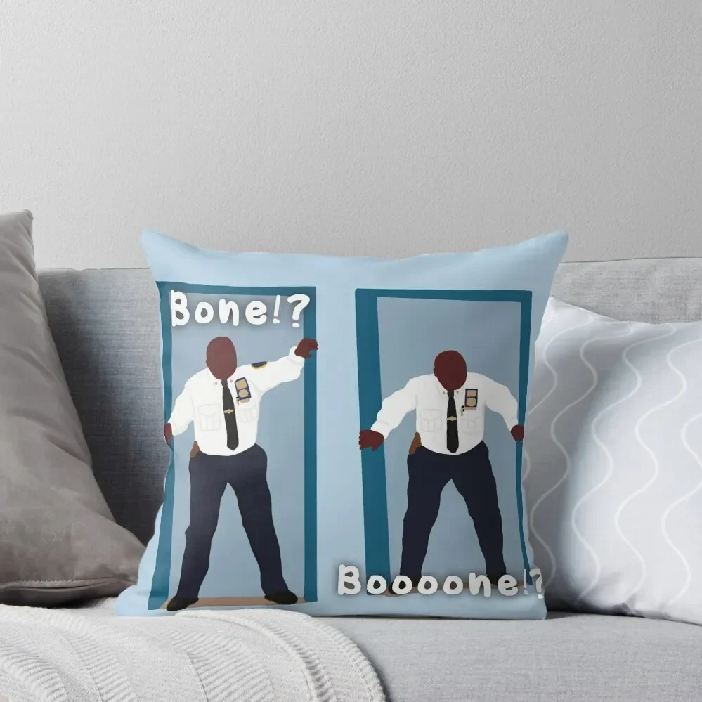 B99 - CAPTAIN HOLT BONE! Throw Pillow Pillows Aesthetic Luxury Pillow Cover Pillow