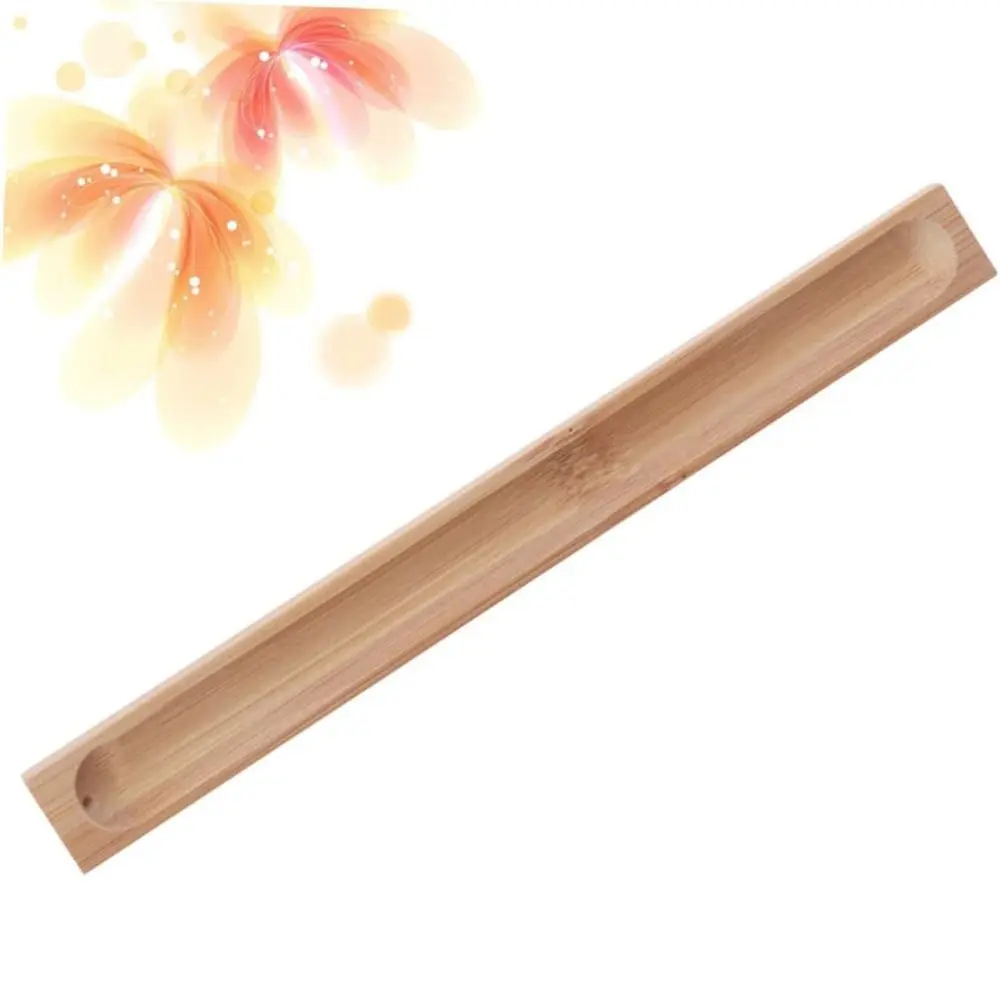 Bamboo Bamboo Board Incense Holder Eco-friendly Anti-Ash Flying Incense Stick Holder Natural Japanese Style Incense Ash Catcher