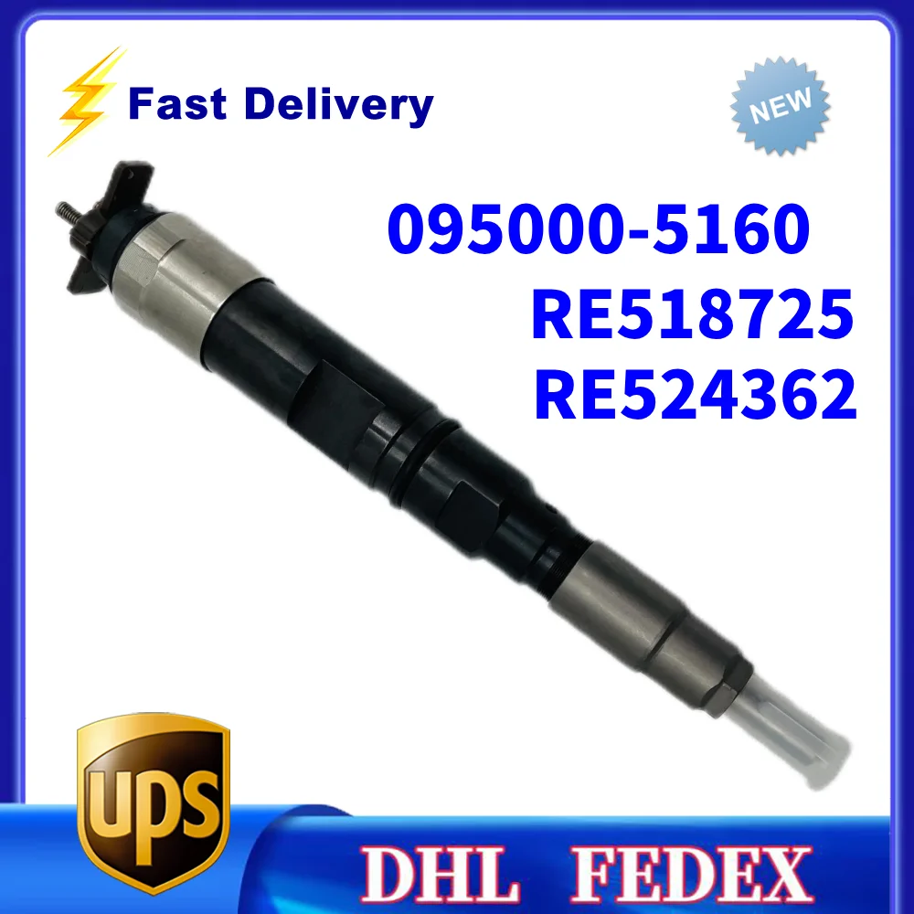 

095000-5160 Diesel Fuel Injector RE518725 Oil RE524362 SE501937 for John Deere