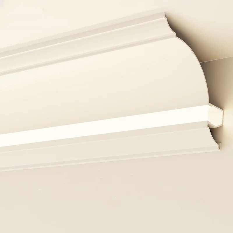 Surface Mounted Aluminum Profiles Led Channel Diffuser Ceiling Top Corner Decoration Line Lamp Bar Home Room Atmosphere Lighting