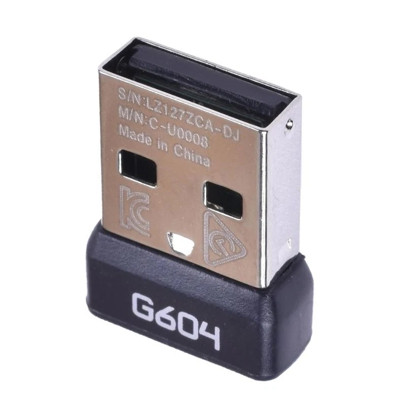 

Shock Resistant Mouse Receiver Signals Transmitter for G604 Mouse Metal Frame Quick Installation USB Adapters