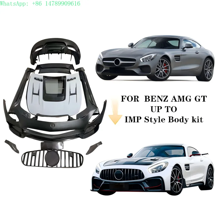 Extreme MakeoverIMP Style Half Carbon Fiber Wide Body Kit For - GT/GTC/GTS 2015-2018Full Custom Build With An Old
