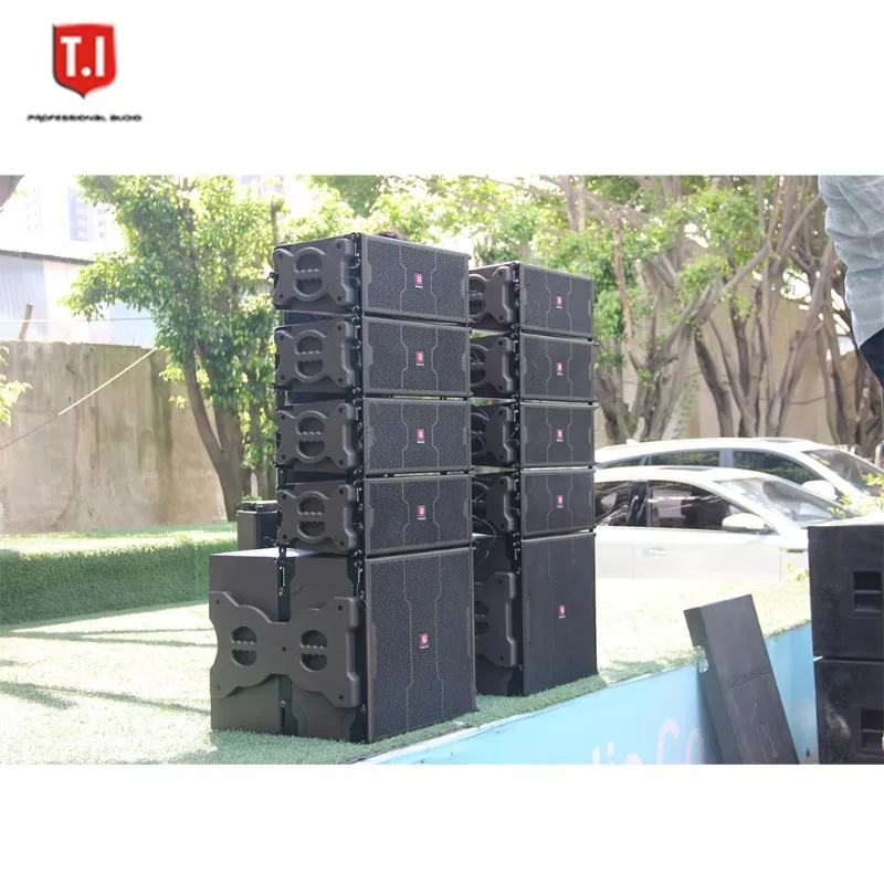 5-inch Column Line Array Speaker, Dual Active Passive Optional Pro Sound System for Stage Live Performance Activities